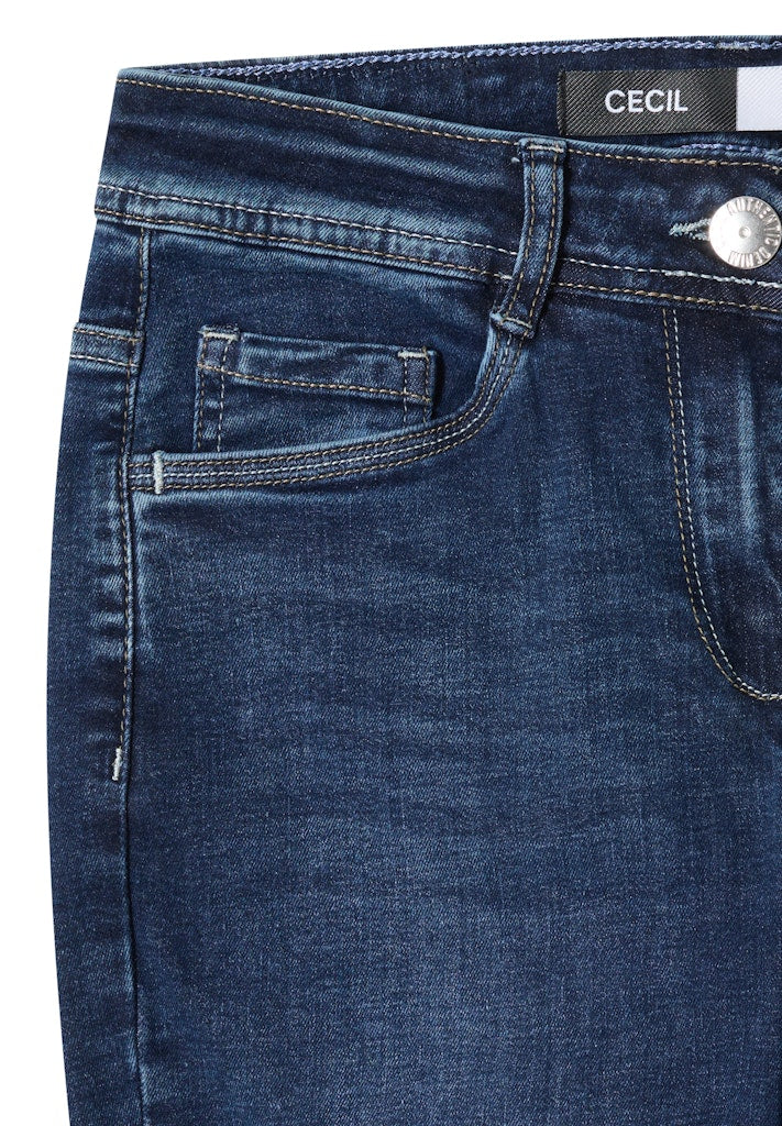 Cecil Damen Hosen  Mid Blue