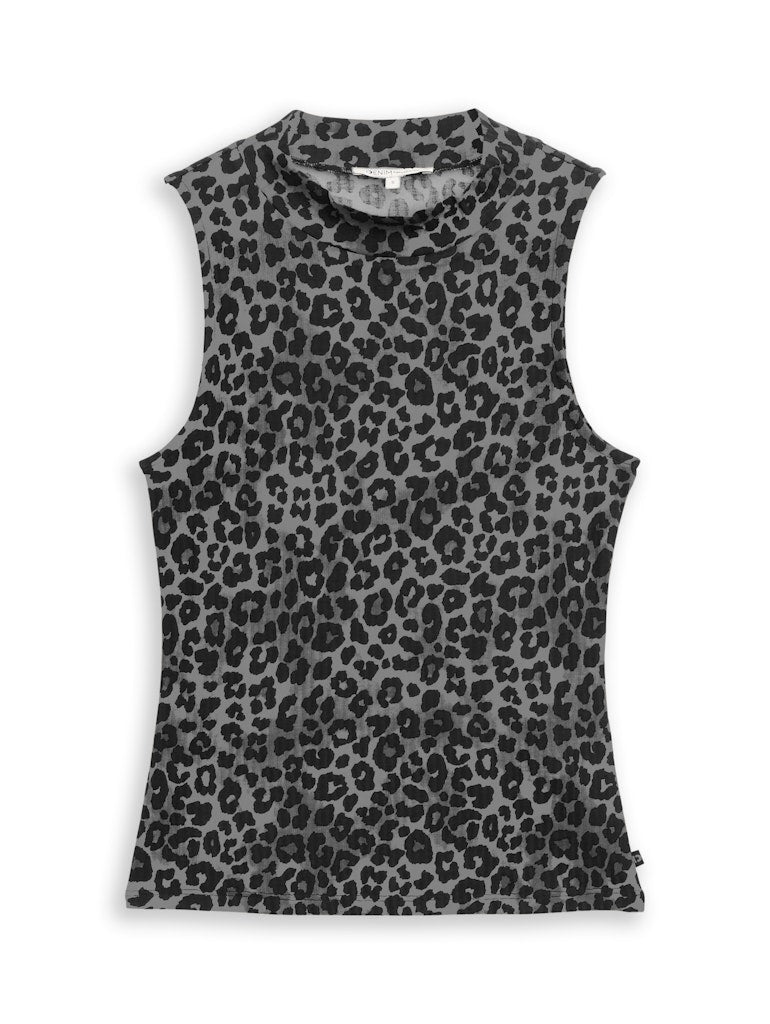 Tom Tailor denim Damen T-Shirts Dark Grey Black