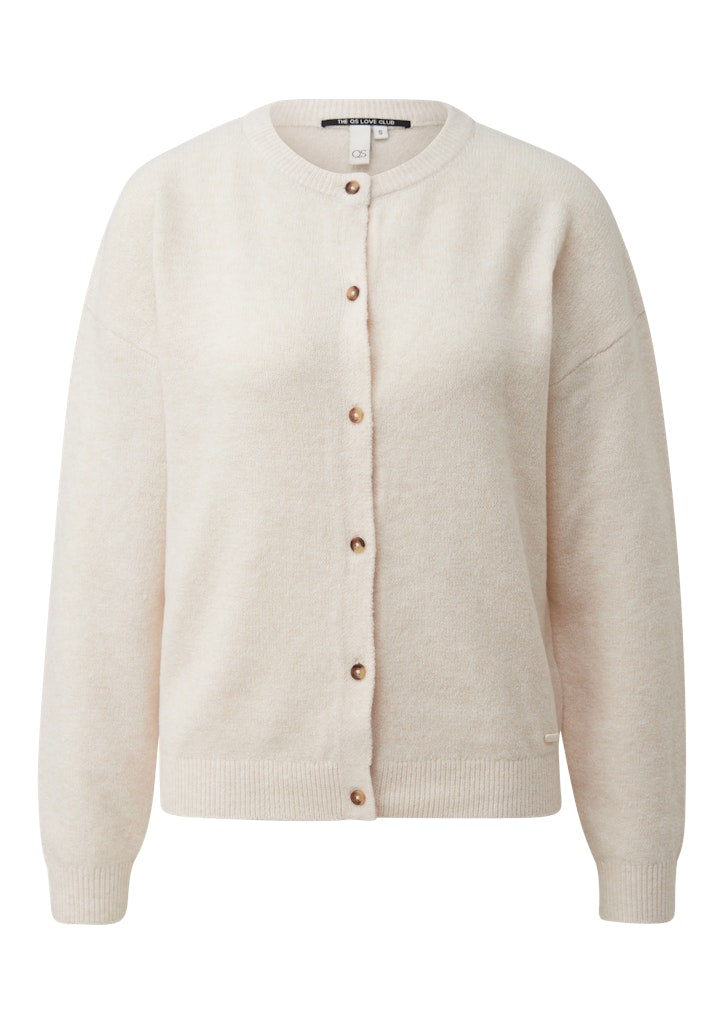 QS by S.Oliver Damen Strickjacken White