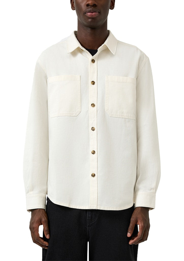 QS by S.Oliver Herren Hemden lang White