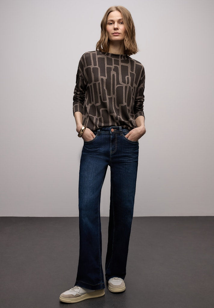 Street One Damen T-Shirts Darkest B