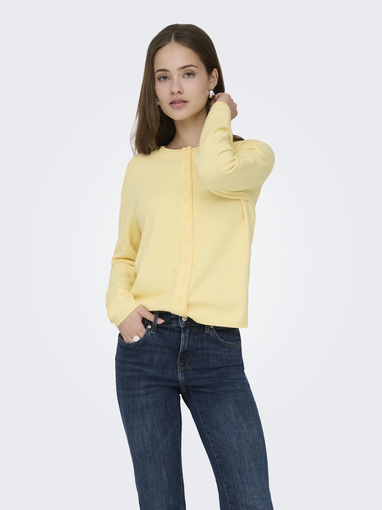 Only Damen Strickjacken Sunlight/Melang