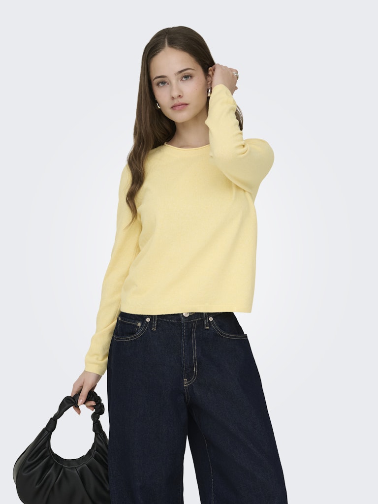 only Damen Pullover Sunlight/Melang