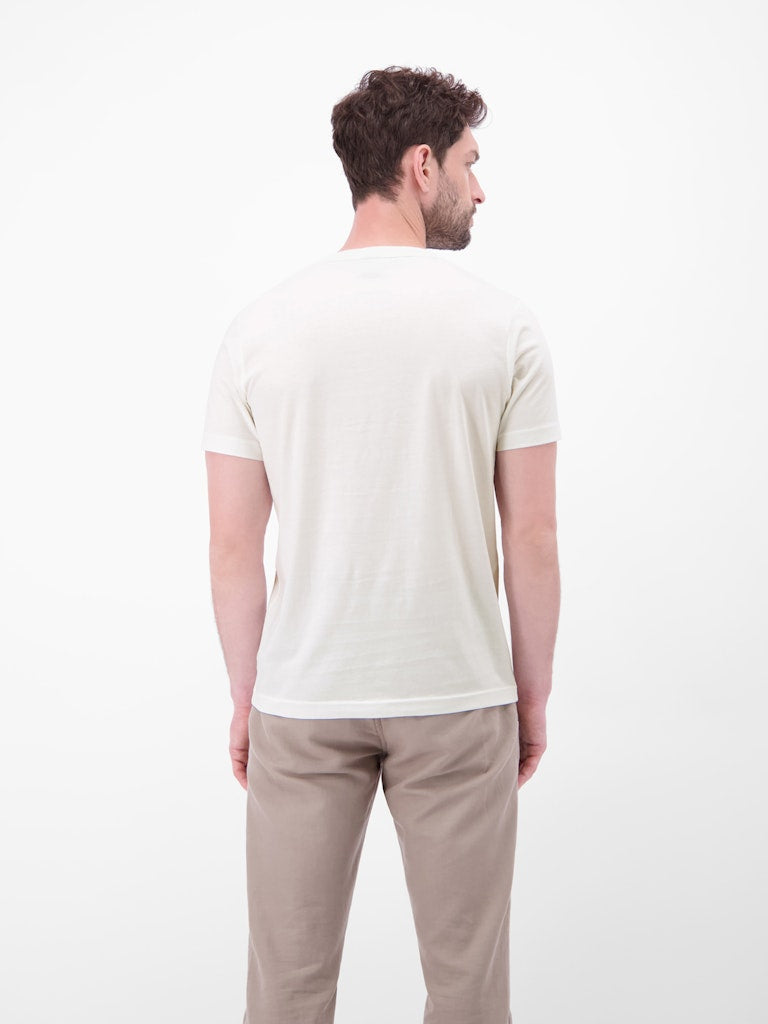 Lerros Herren T-Shirts kurz Broken White