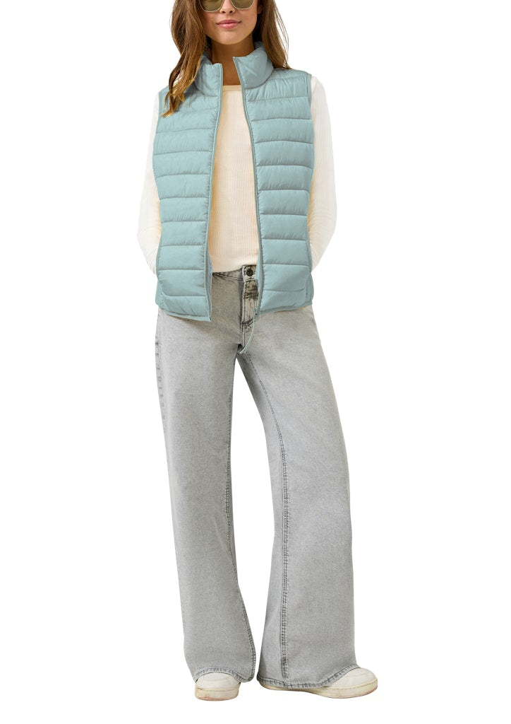 QS by S.Oliver Damen Outdoorwesten Blue Green