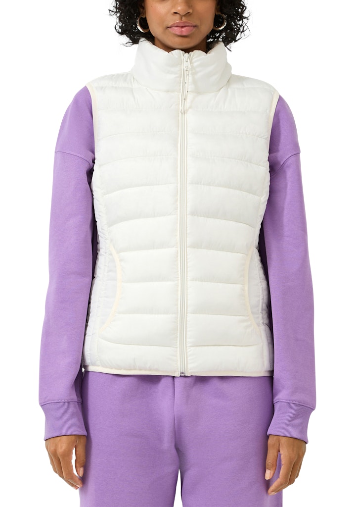 QS by S.Oliver Damen Outdoorwesten White