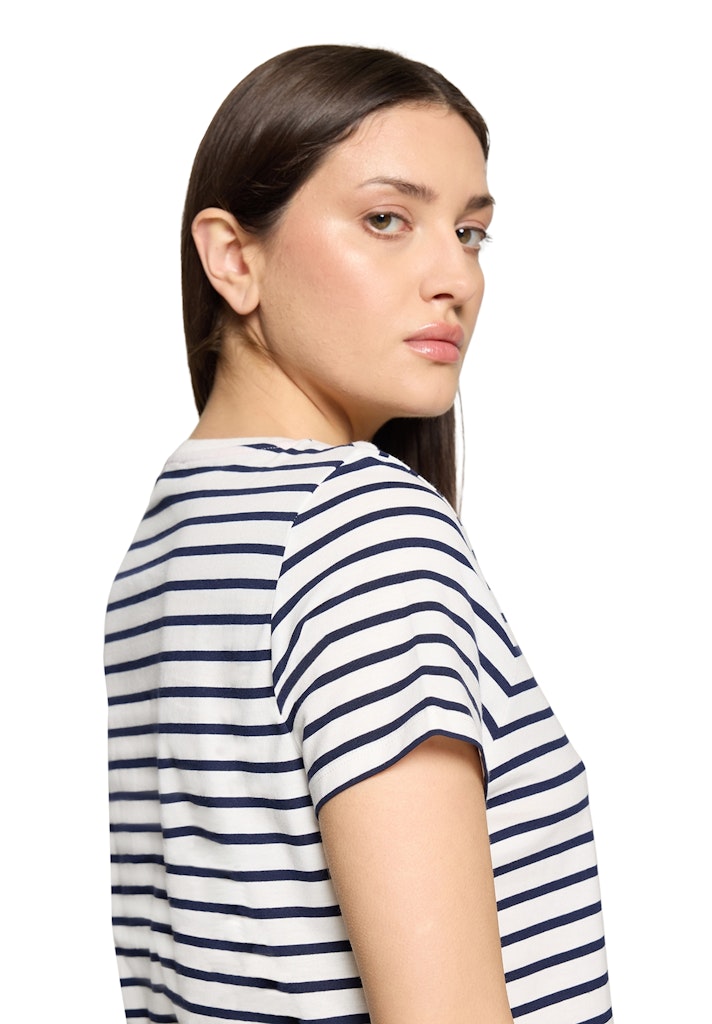 Cartoon Damen T-Shirts Cream/Dark Blue
