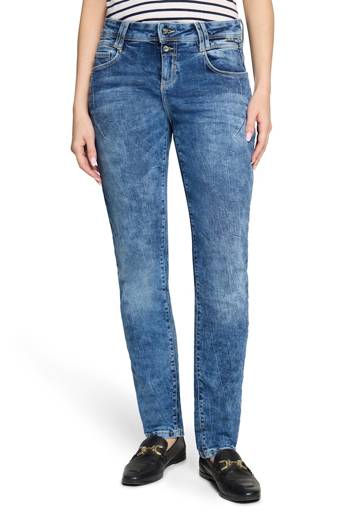 Cartoon Damen Jeans Middle Blue Den
