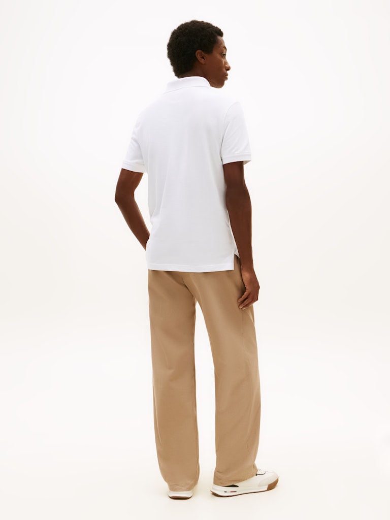 Tommy Hilfiger Herren Polo-Shirts Ybr White
