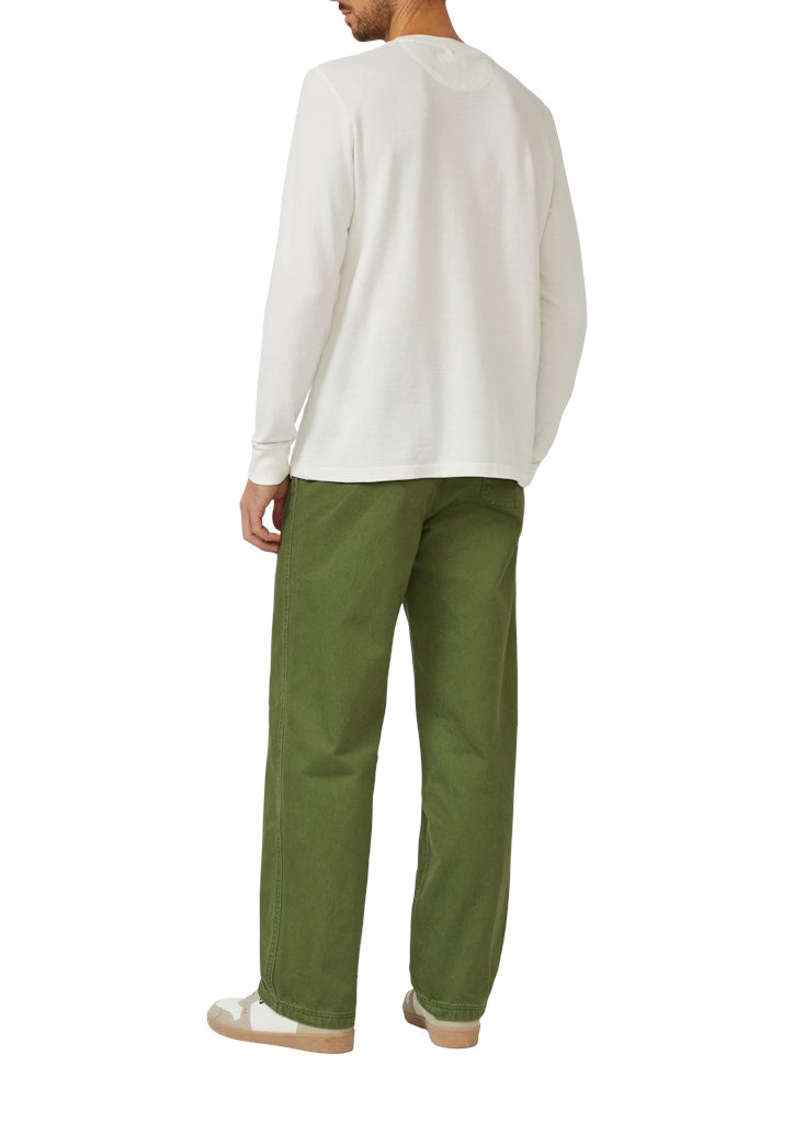 S. Oliver red Herren T-Shirts lang White