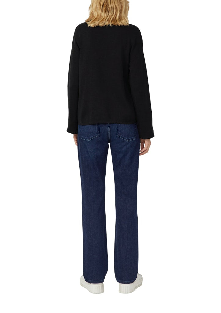 S. Oliver red Damen Pullover Grey/Black