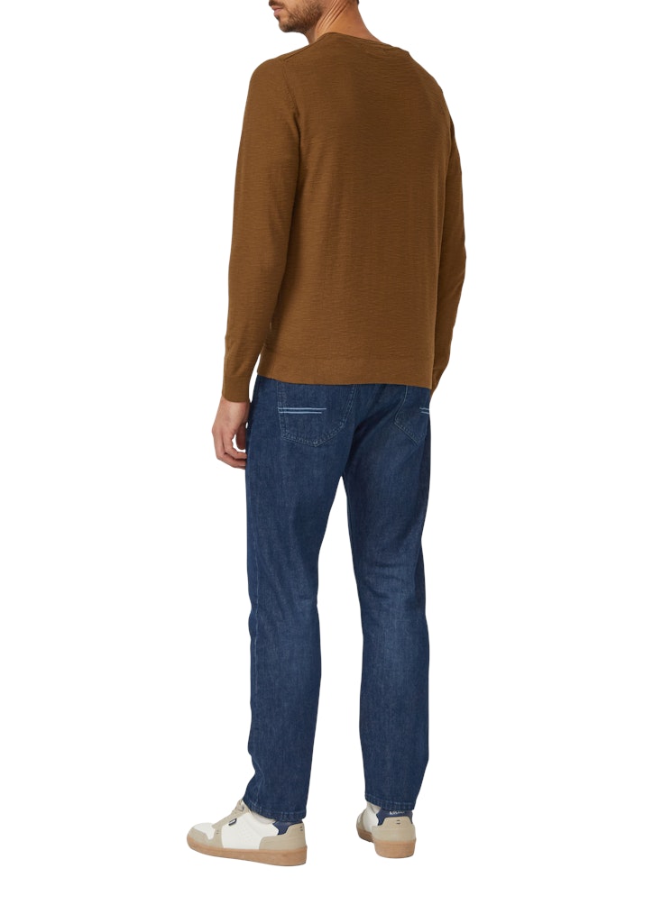 S. Oliver red Herren Pullover Brown