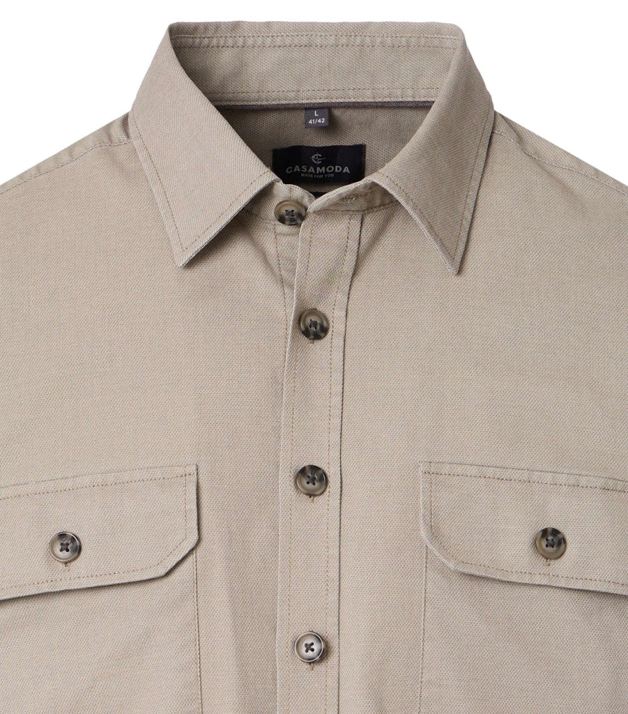 Casa Moda Herren Hemden  Beige