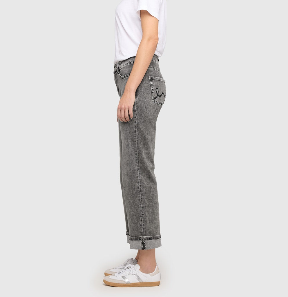 Mac Damen Jeans Ashgrey Basic U