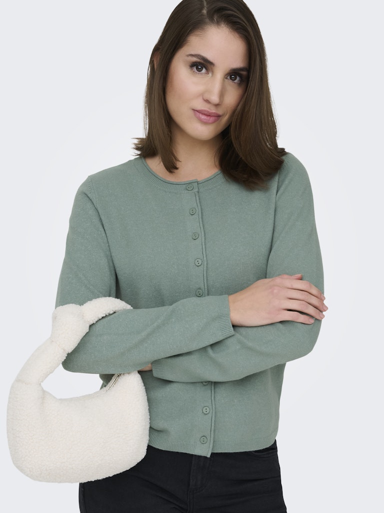 Only Damen Strickjacken Chinois Green/M