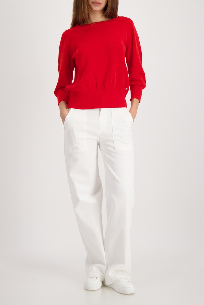 Monari Damen Pullover Chilli Pepp