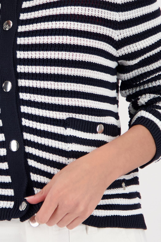 Monari Damen Strickjacken  Marine Ring