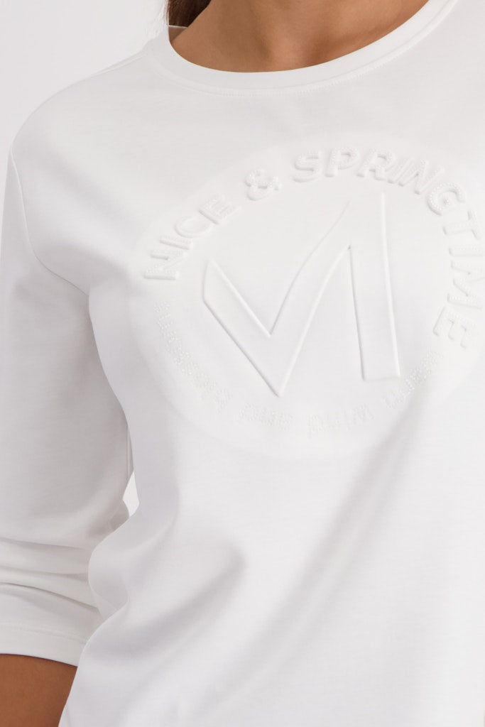 Monari Damen T-Shirts  Off-White