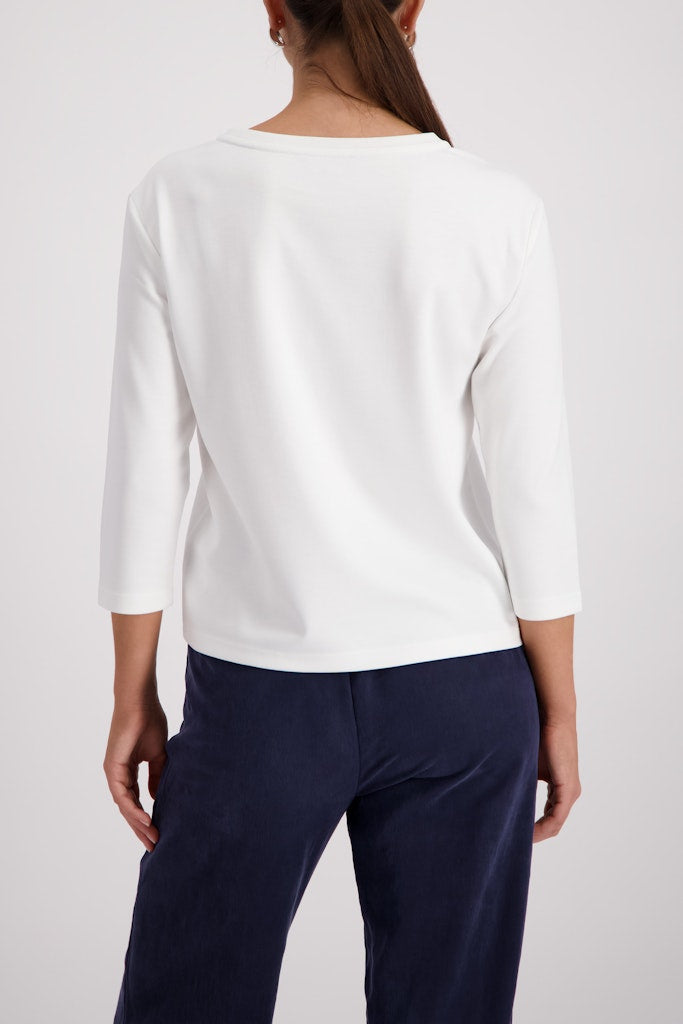 Monari Damen T-Shirts  Off-White