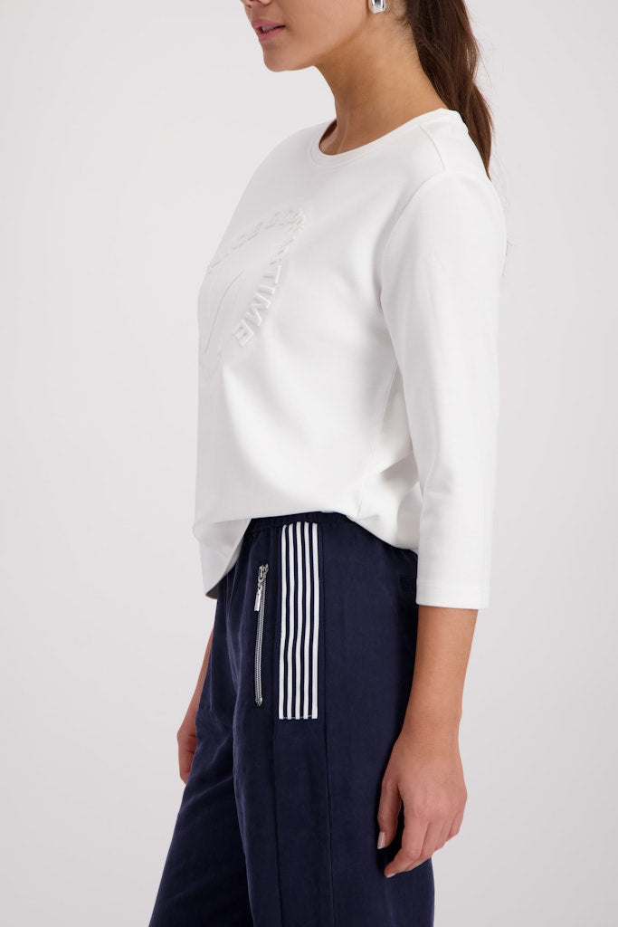 Monari Damen T-Shirts  Off-White