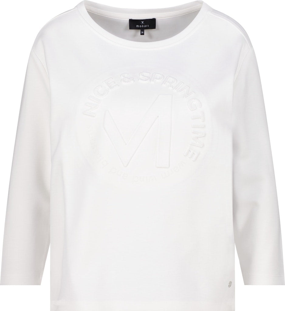 Monari Damen T-Shirts  Off-White