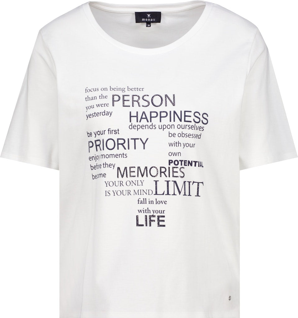 Monari Damen T-Shirts Marine