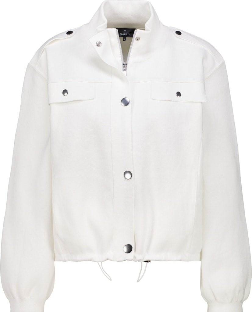 Monari Damen Strickjacken Off-White