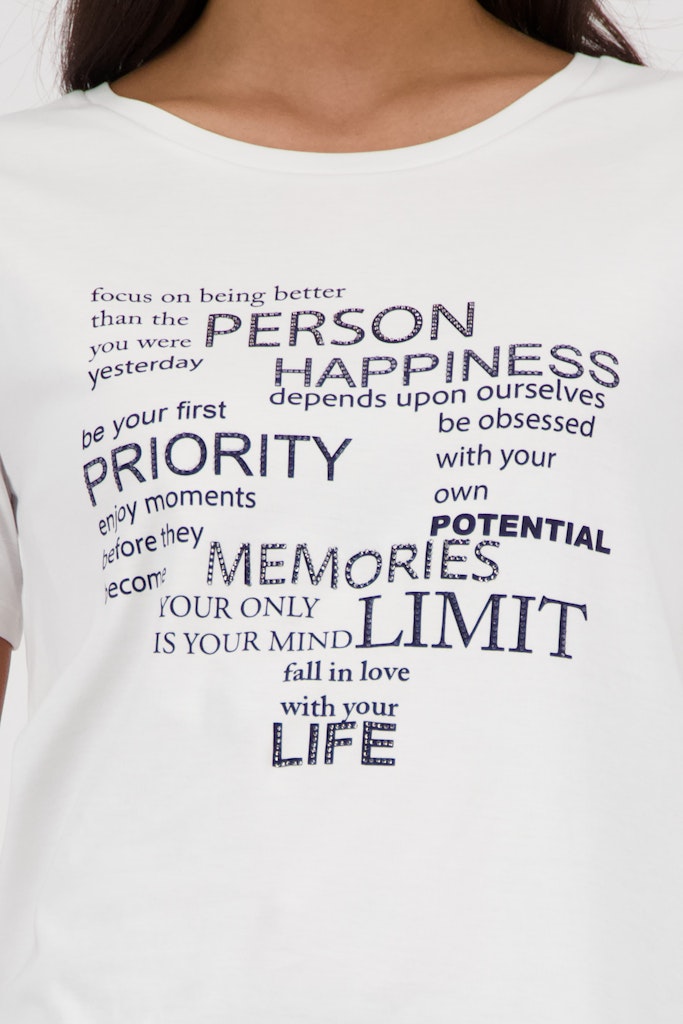 Monari Damen T-Shirts  Marine