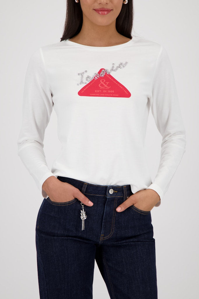 Monari Damen T-Shirts  Off-White
