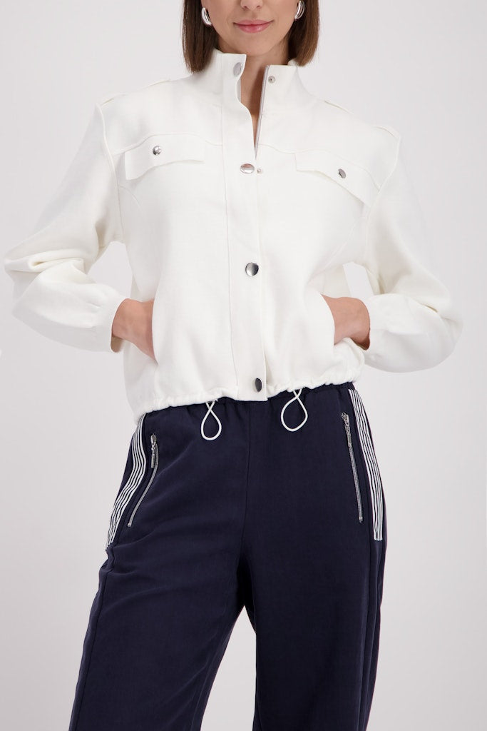 Monari Damen Strickjacken  Off-White