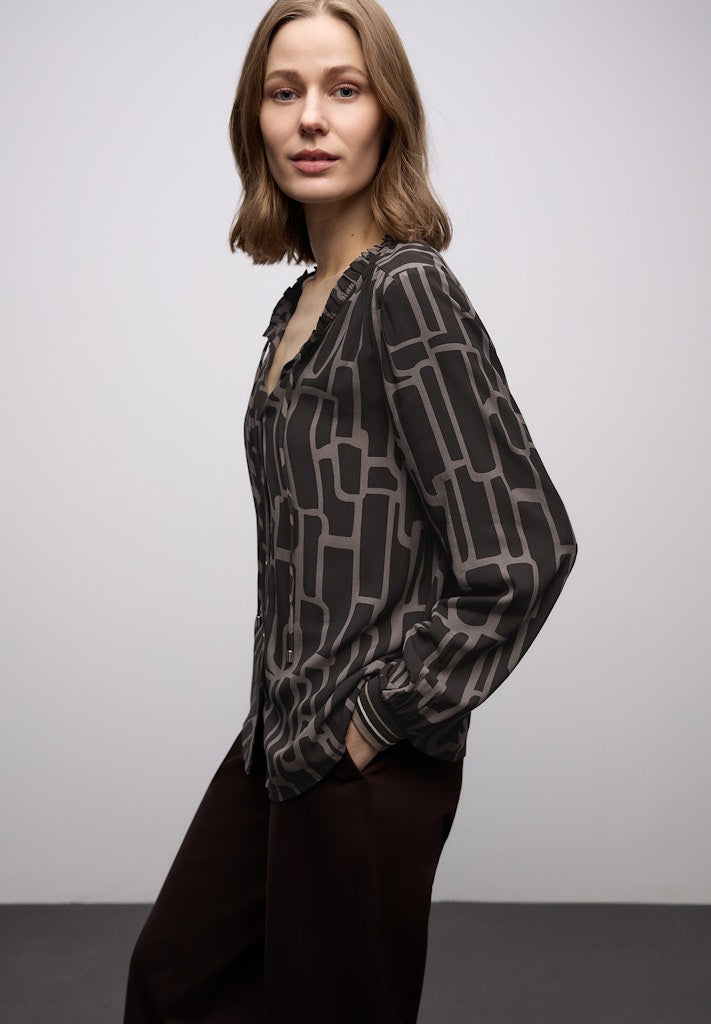 Street One Damen Blusen  Darkest B