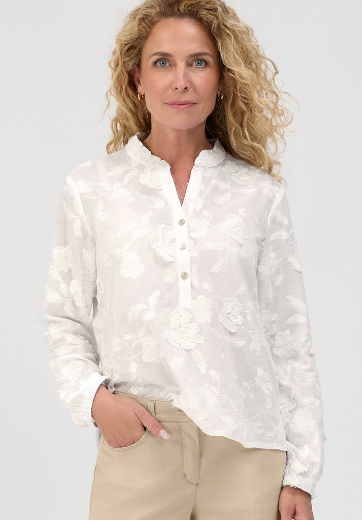 Bianca Damen Blusen White