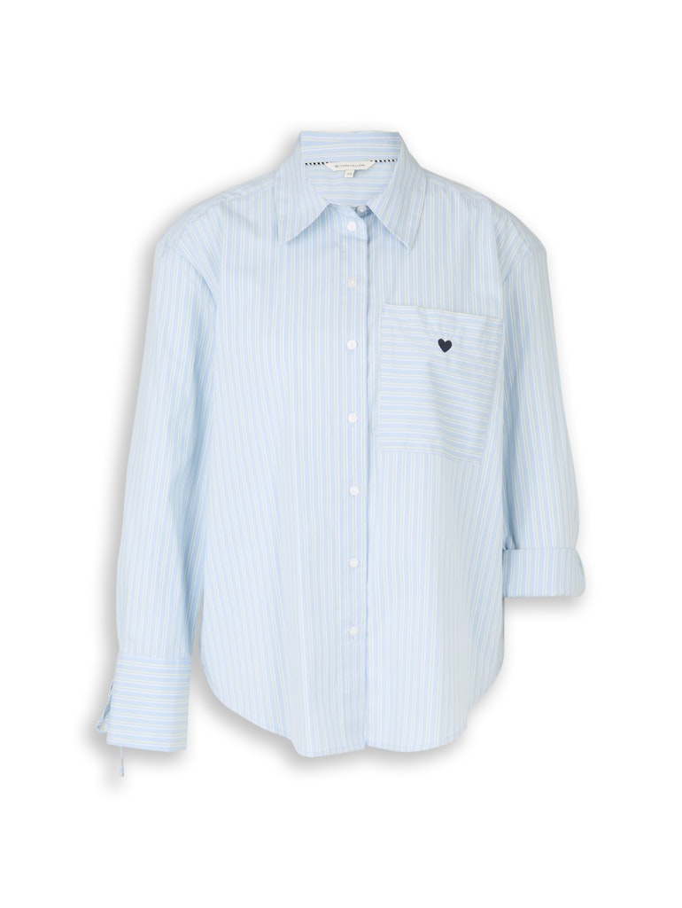 Tom Tailor Damen Blusen Blue Irregular