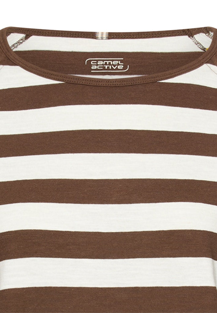 Camel active Damen T-Shirts  Brown/ Milk