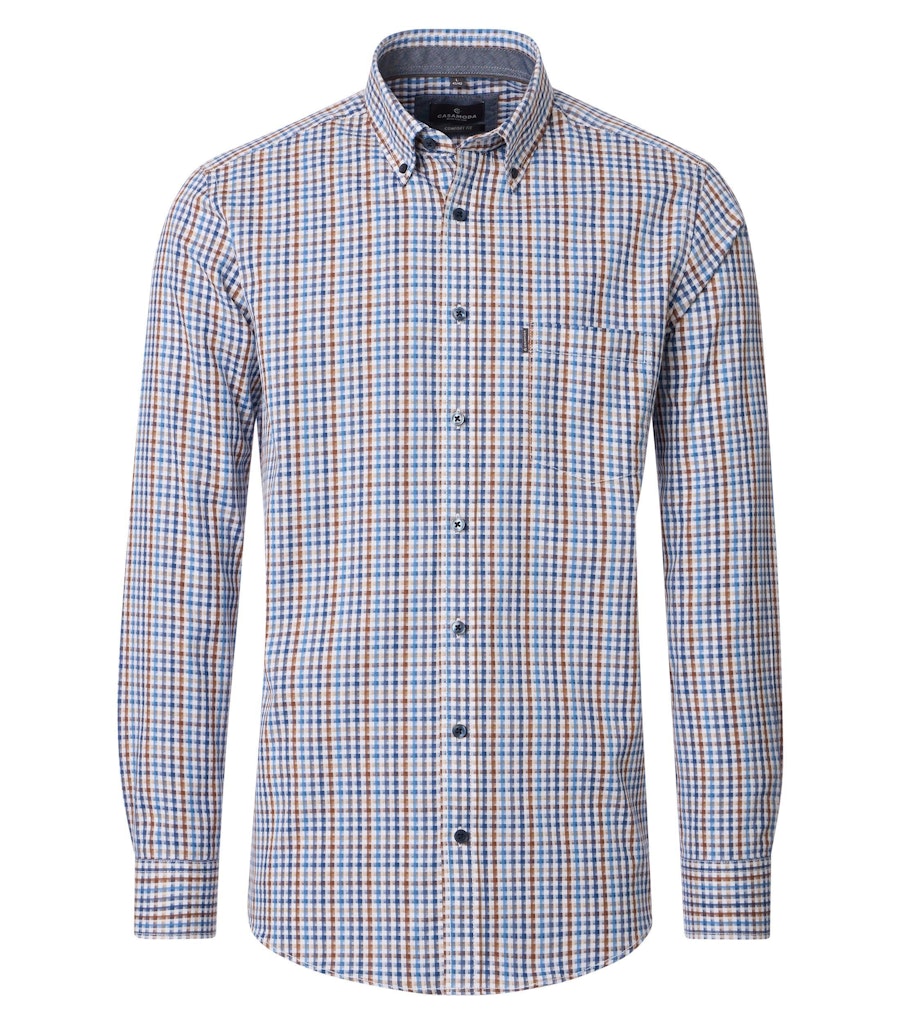 Casa Moda Herren Hemden  Blau