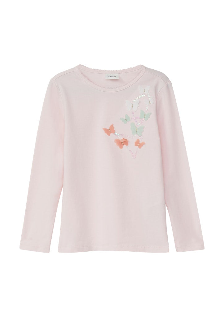 S. Oliver Mädchen Shirts & Tops Lilac/Pink