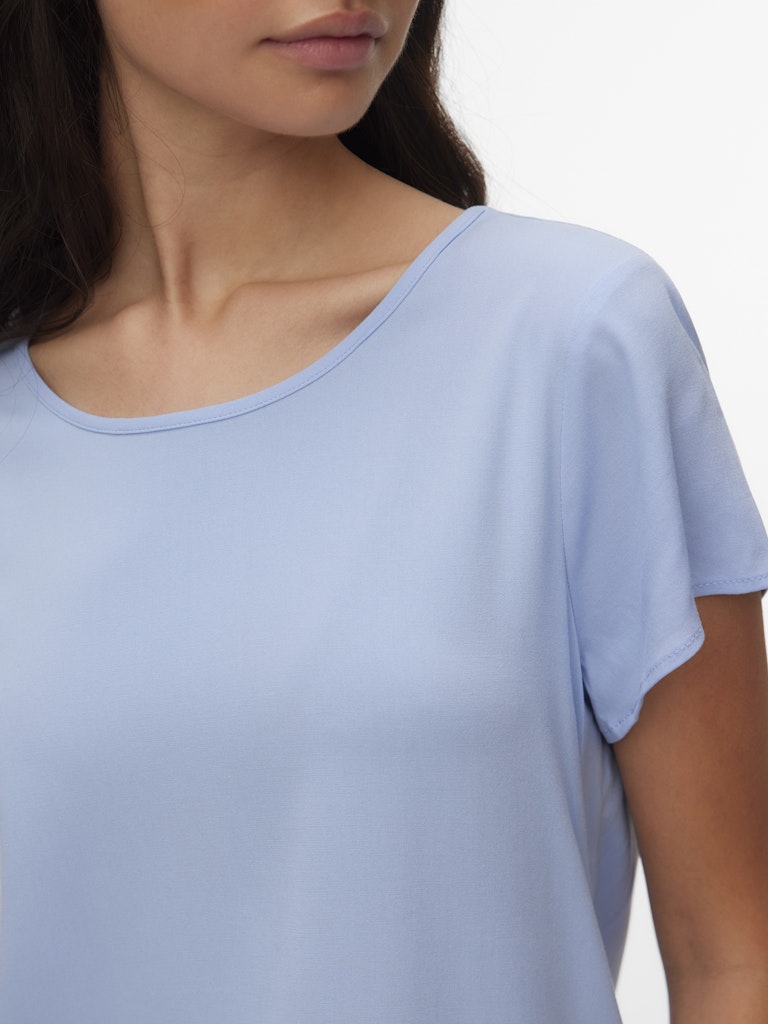 Vero Moda Damen T-Shirts Brunnera Blue
