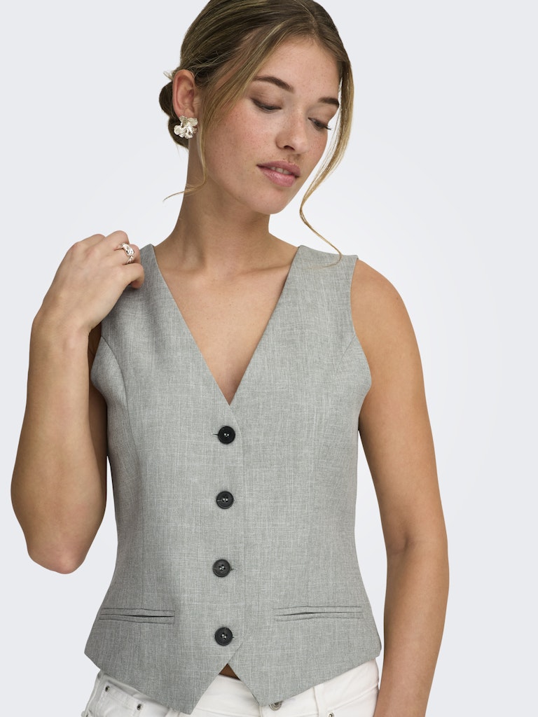 Only Damen Indoorwesten Lily Pad/Melang