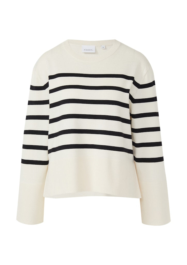 Comma Damen Pullover White