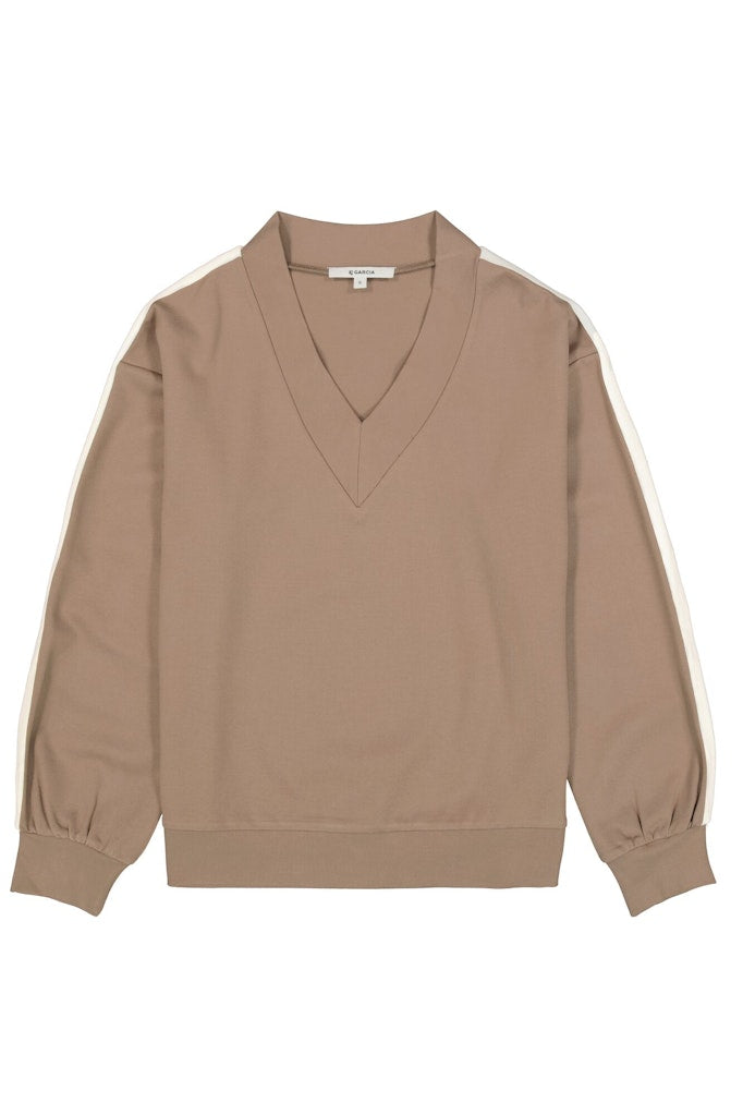 Garcia Damen Sweatshirts Soft Taupe