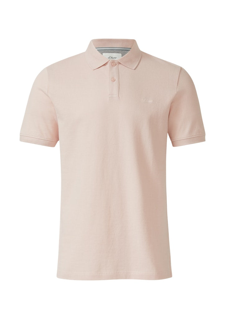 S. Oliver red Herren Polo-Shirts Lilac/Pink