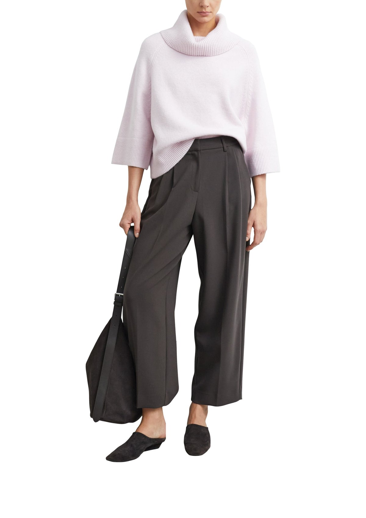 Comma Damen Pullover  Lilac/Pink