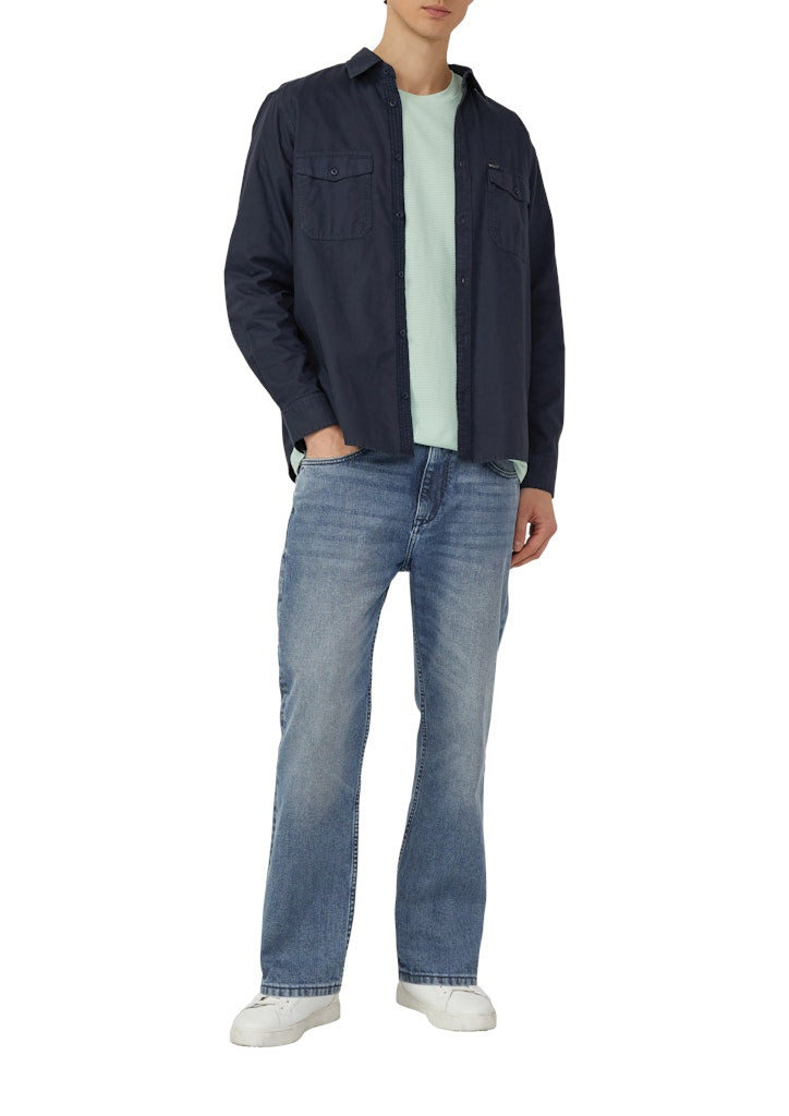 S. Oliver red Herren T-Shirts kurz Blue Green