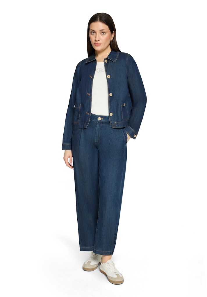 Cartoon Damen Blazer Dark Blue Denim