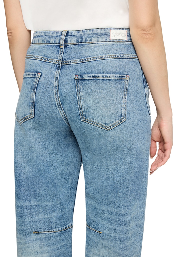 Cartoon Damen Jeans Middle Blue Den