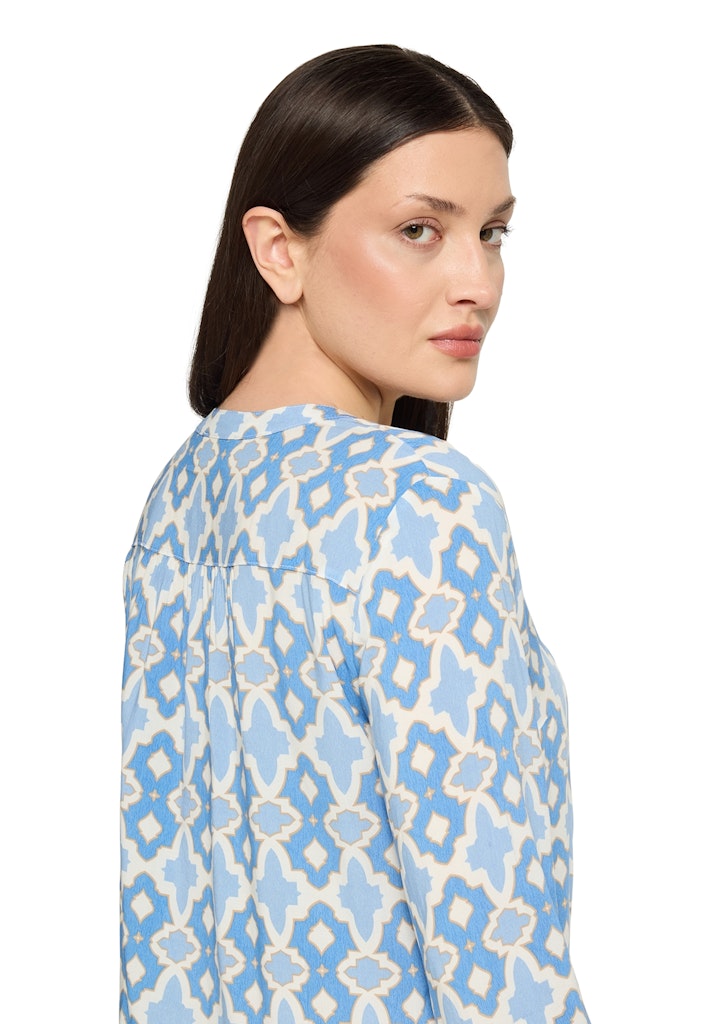 Cartoon Damen Blusen Cream/Blue