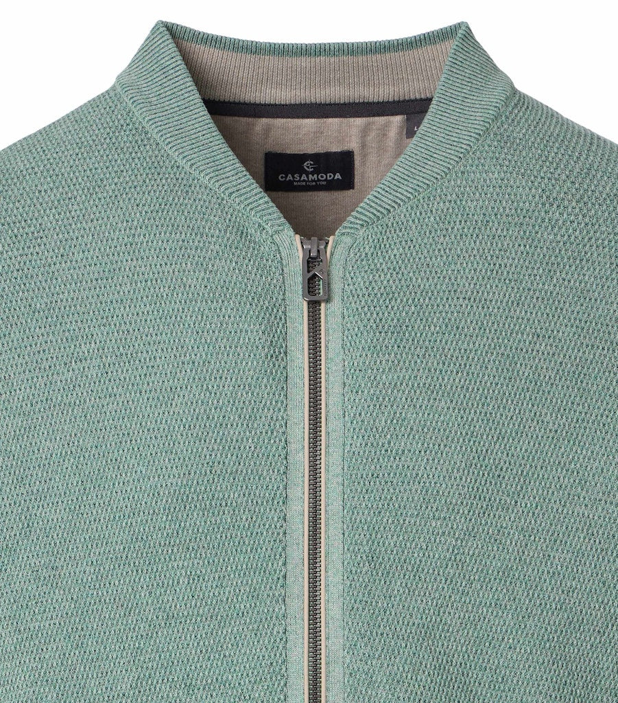 Casa Moda Herren Strickjacken  Gruen