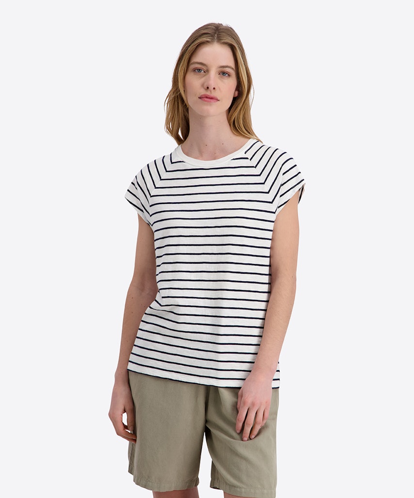 Timezone Damen T-Shirts  White Blu
