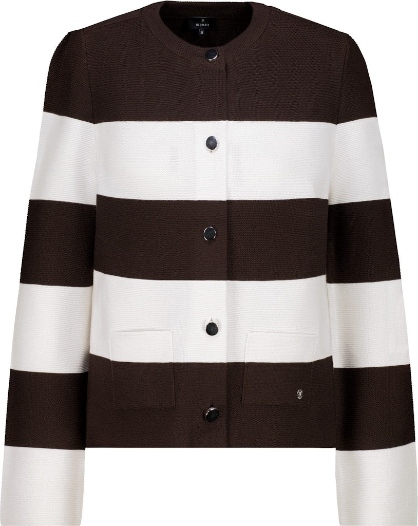 Monari Damen Strickjacken Dark Chocol