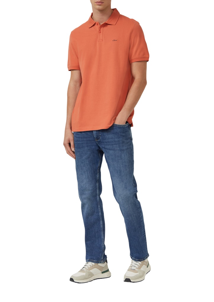 S. Oliver red Herren Polo-Shirts Red